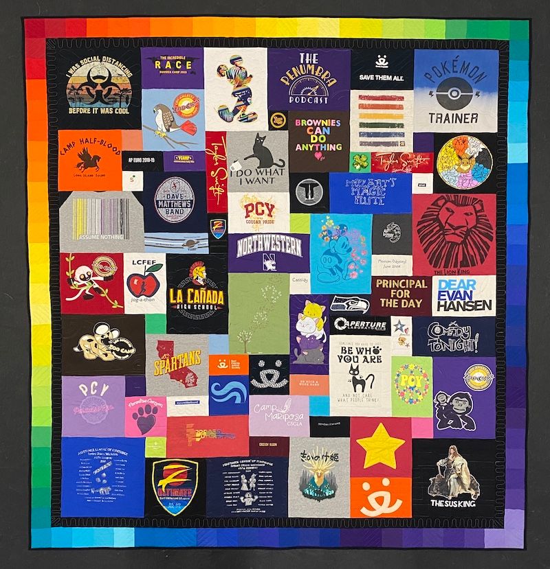 T-shirt Quilt Borders | Too Cool T-shirt Quilts